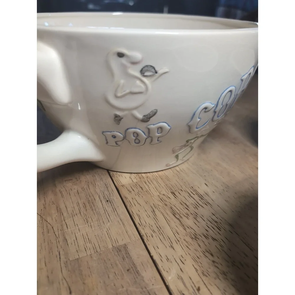 Vtg HOLLAND MOLD  Ceramic 4 Cups 1 Bowl Snacks Serving  Soup Party Chips Pretzel
